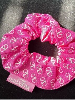 Valentino Beauty Monogram Logo Scrunchie GWP